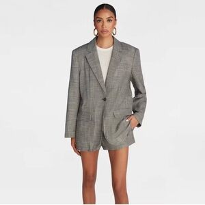 SET- KBB by KAHLANA Women's Low-Rise 'The Micro Shorts' 16  & Jacket in XL or L